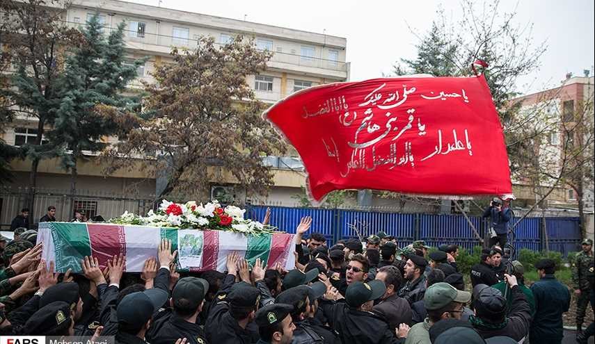 تشییع پیکر شهدای فرماندهی تهران بزرگ | تصاویر