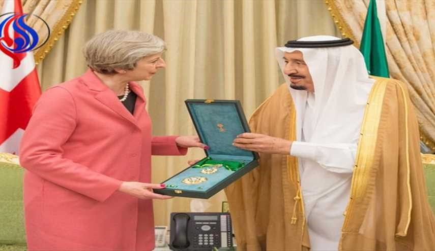 اعطای عالی‌ترین نشان عربستان به نخست وزیر انگلیس