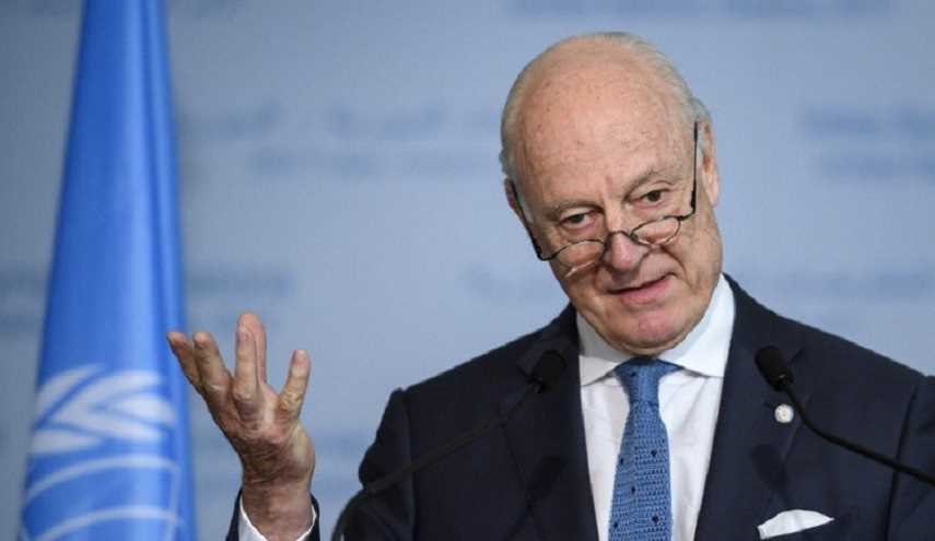 مكتب دي ميستورا: نتابع بانتباه الوضع في سوريا ونجري مشاورات
