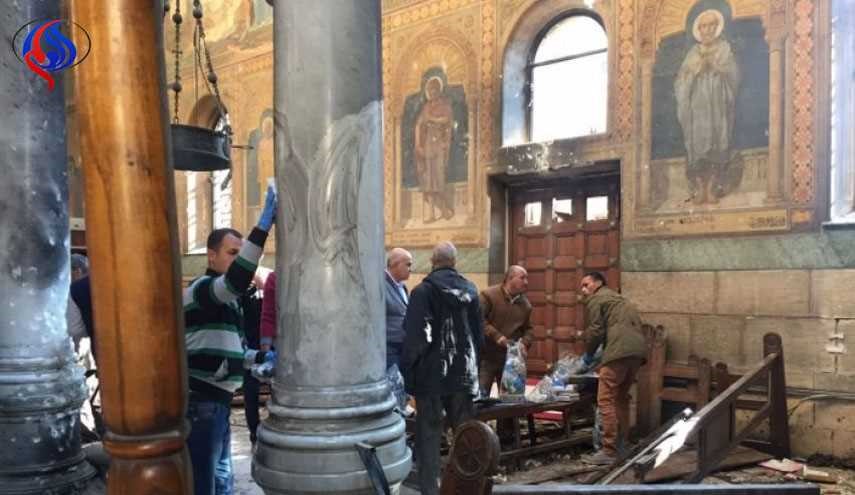 ارتفاع عدد ضحايا انفجار كنيسة مارجرجس بطنطا الى 25