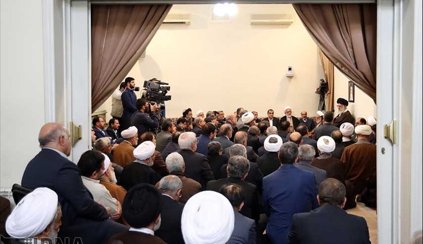 دیدار نوروزی جمعی از مسئولان نظام با رهبر معظم انقلاب/ تصاویر