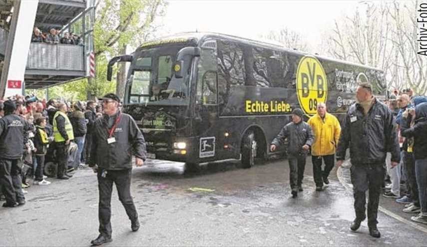 إلغاء مباراة بورسيا دورتموند وموناكو بعد حادث انفجار