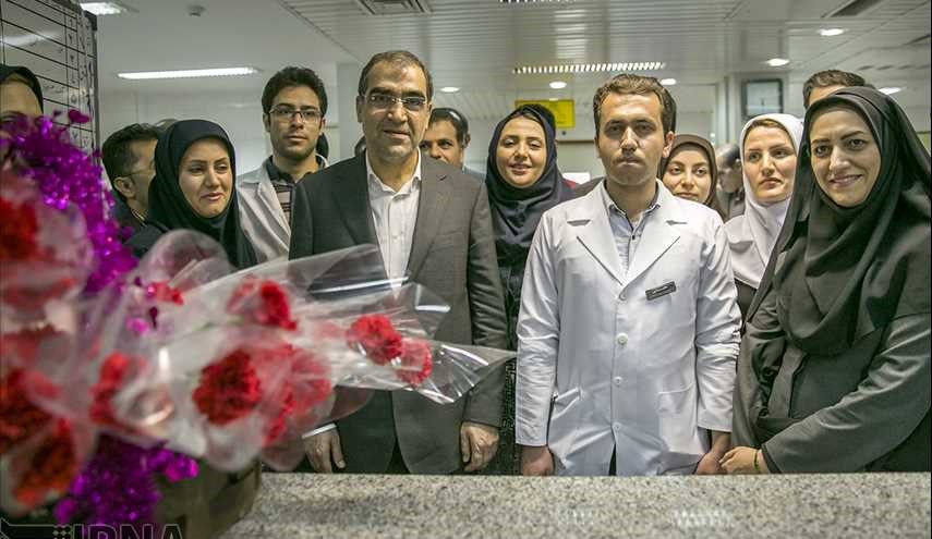 سفر وزیر بهداشت به کرمانشاه/ تصاویر