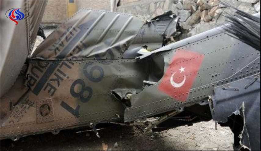 تحطم مروحية تركية تقل 12 شخصا في شرق البلاد