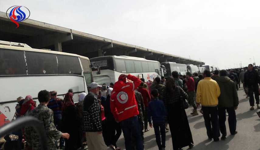 الارهاب يفعلها مرة اخرى.. سقوط قذائف على حافلات كفريا والفوعة بالراشدين