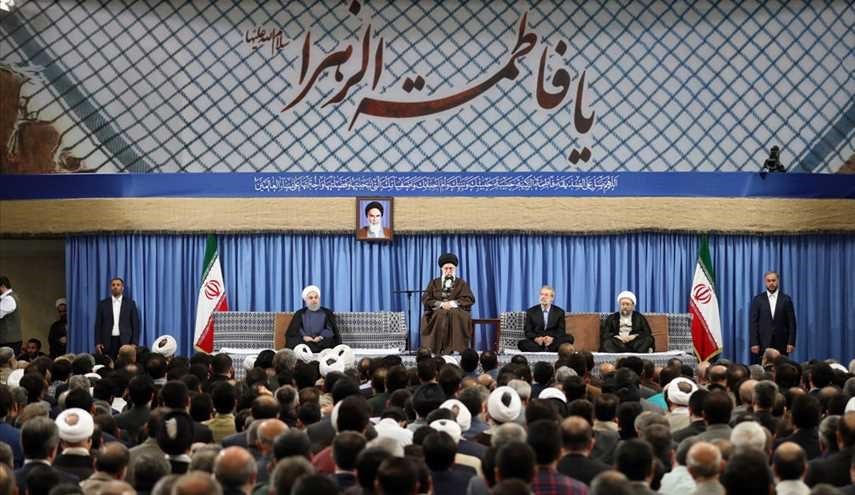 دیدار مسئولان نظام و سفیران کشورهای اسلامی با رهبر انقلاب | تصاویر