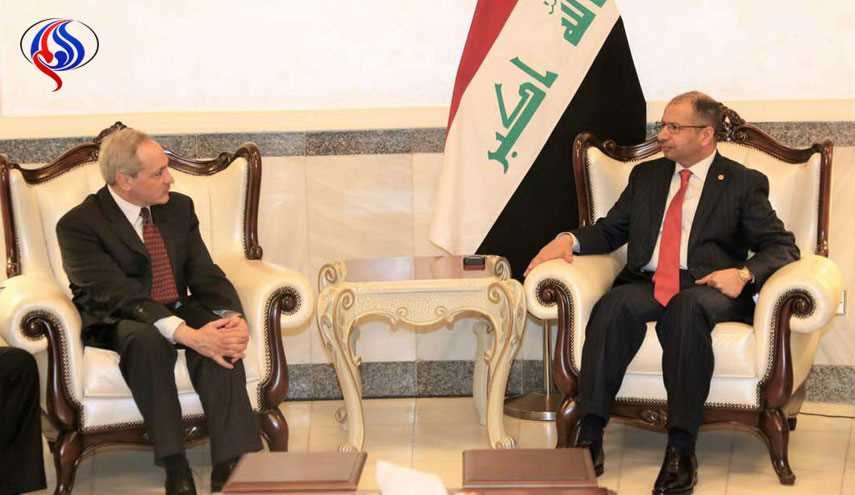 الجبوري يلتقي برئيس معهد السلام الأميركي