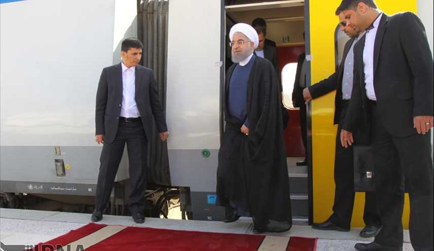 بهره برداری از راه آهن تهران - همدان/ تصاویر