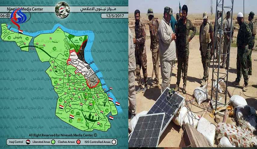بالصور.. تحرير حي الاصلاح الزراعي والسيطرة على منظومة اتصالات وسيارة مفخخة