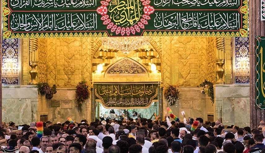 الاحتفال بذكرى مولد الامام المهدي (عج) في كربلاء