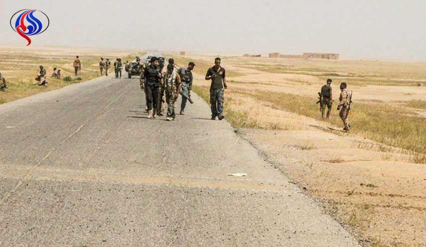 بالصور... سيطرة الحشد على الطريق الرابط بين القيروان وسنجار