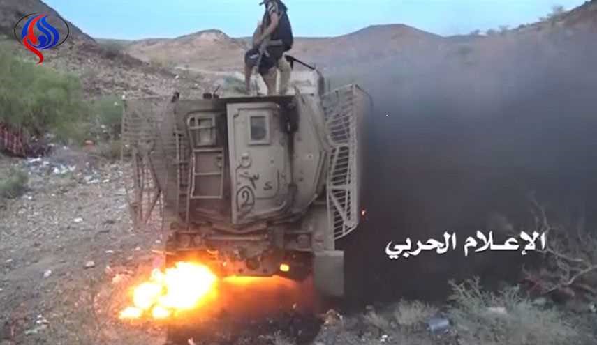 صور: مشاهد نوعية لخسائر قوى العدوان والمرتزقة جنوب تعز
