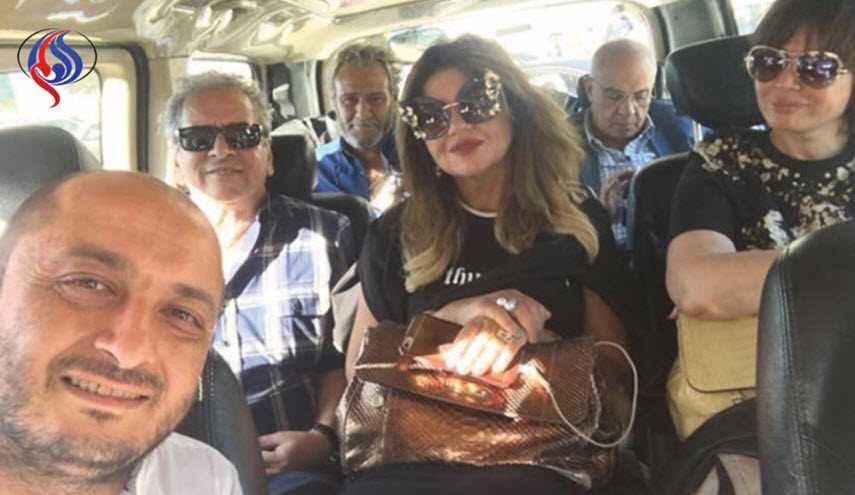 بالصور..مشاهير مصريون يزورون دمشق تضامنا مع 