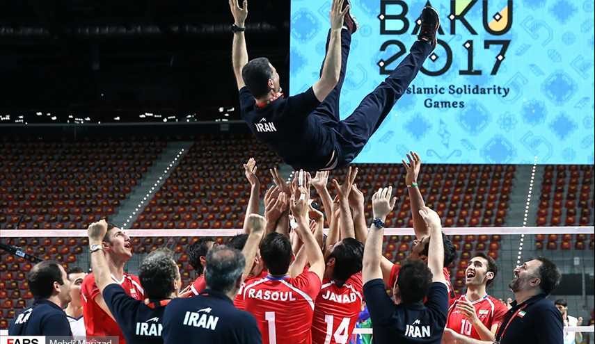 بالصور.. ايران تحرز ذهبية الكرة الطائرة بدورة التضامن الاسلامي
