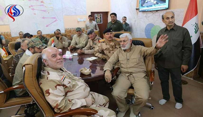 العبادي: إعلان النصر قريب جداً بفضل سواعد الأبطال + صور