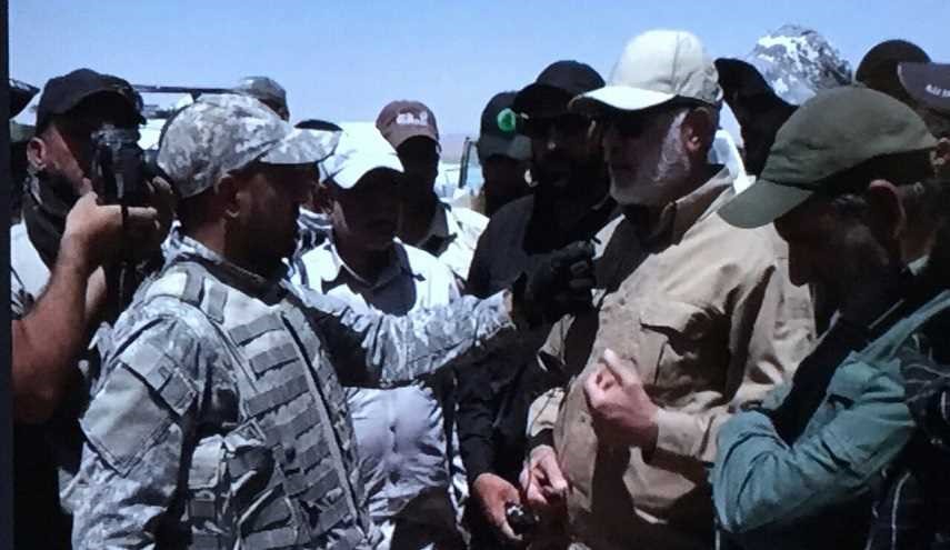 صور الحشد الشعبي قبل قليل من الحدود السورية العراقية