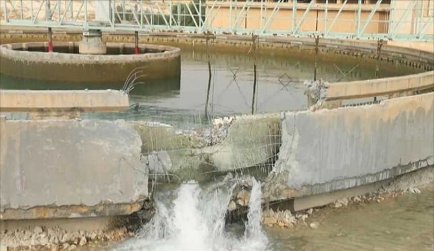 داعش يفجر خزانات مياه بريف الرقة الغربي