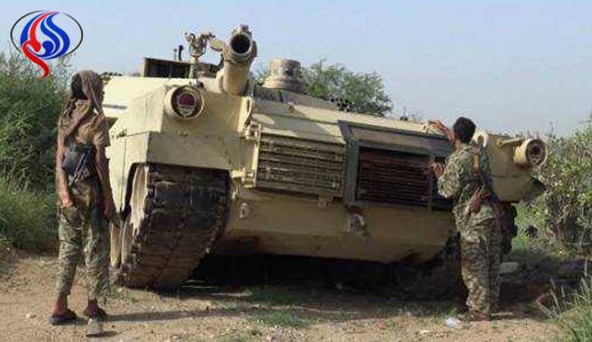 انهدام زرهپوش مزدوران سعودی در تعز