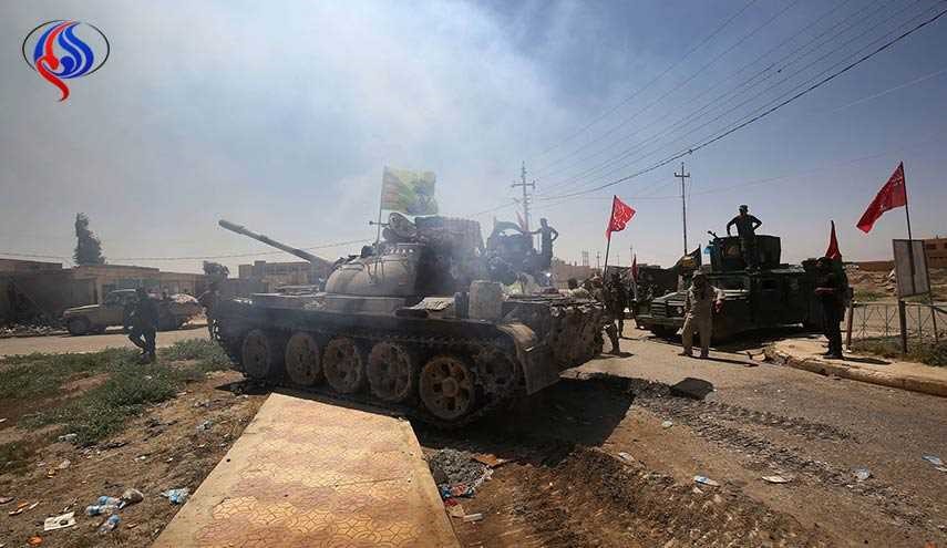 الحشد الشعبي يباشر إقتحام قضاء البعاج من الجهة الجنوبية