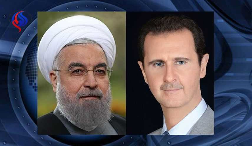 تماس تلفنی اسد با روحانی
