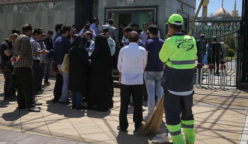 إعادة تمثيل الهجوم الإرهابي على مرقد الإمام الخميني (ره) /صور