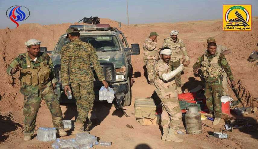 صور لأبطال الحشد الشعبي في منفذ تل صفوك الحدودي بعد تحريره