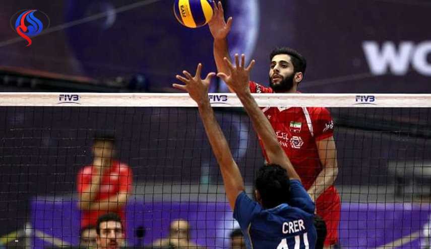 ايران تفوز على الارجنتين في الدوري العالمي للكرة الطائرة