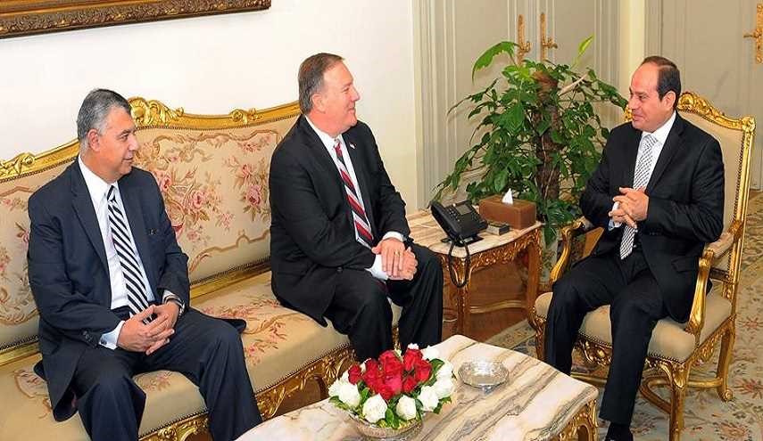السيسي يبحث الأزمة القطرية مع مدير CIA