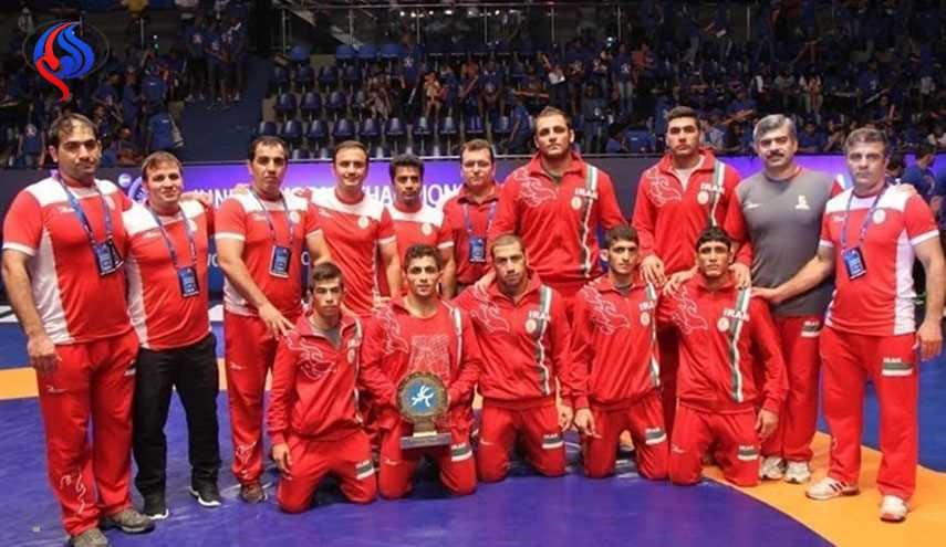 إيران تتوج ببطولة آسيا في المصارعة الحرة للشباب