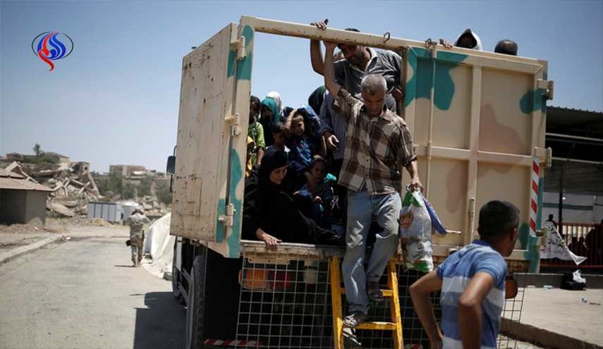 انتحاري يفجر نفسه بين نازحين من الموصل