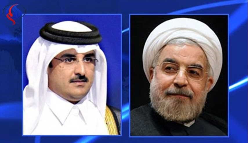 إتصال هاتفي بين أمير قطر وروحاني