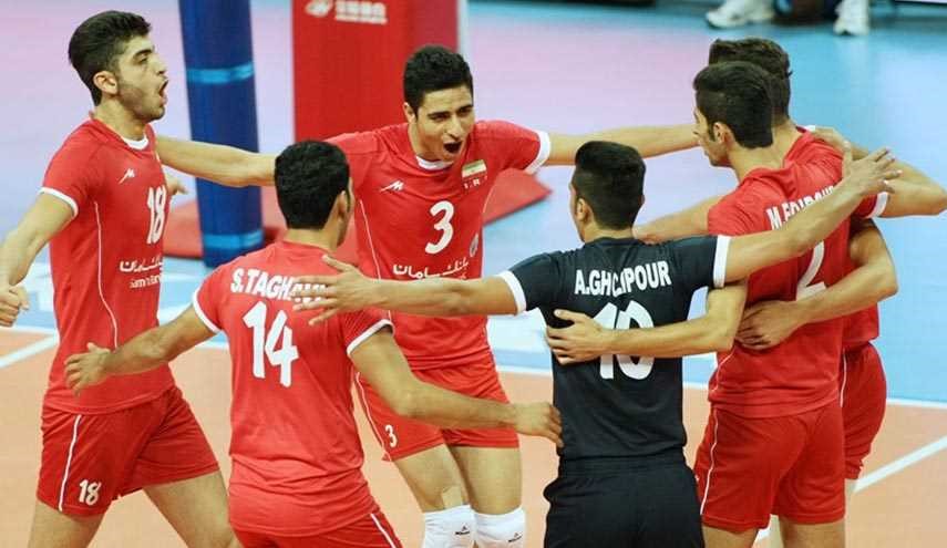 ايران تتاهل الى الدور الثاني في بطولة شباب العالم بالكرة الطائرة