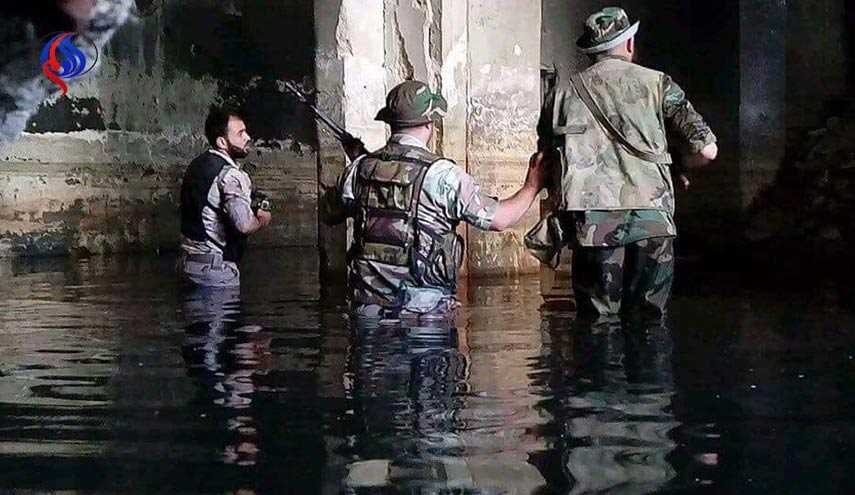 تحت التراب.. اكبر هجوم بري يشنه الجيش السوري في جوبر