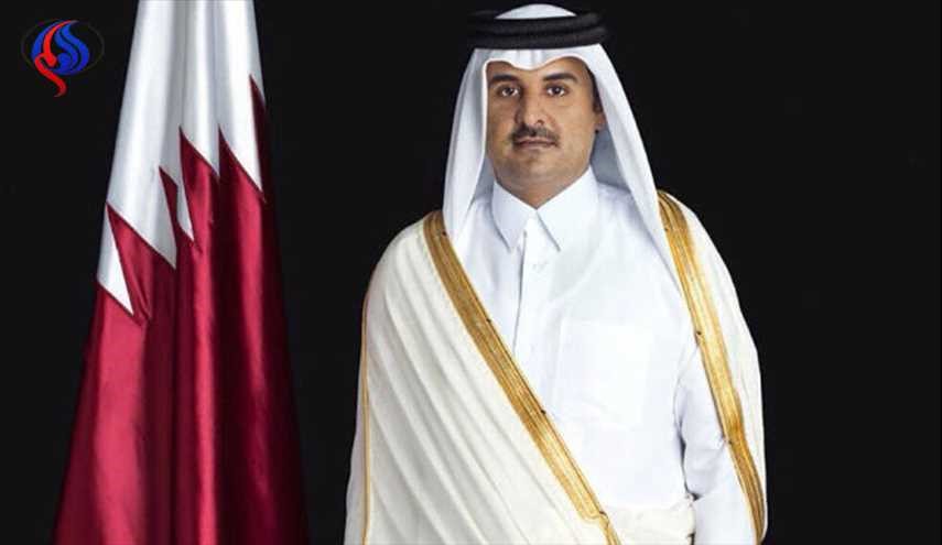 امير قطر يهنئ إنتصار القوات العراقية على داعش بالموصل