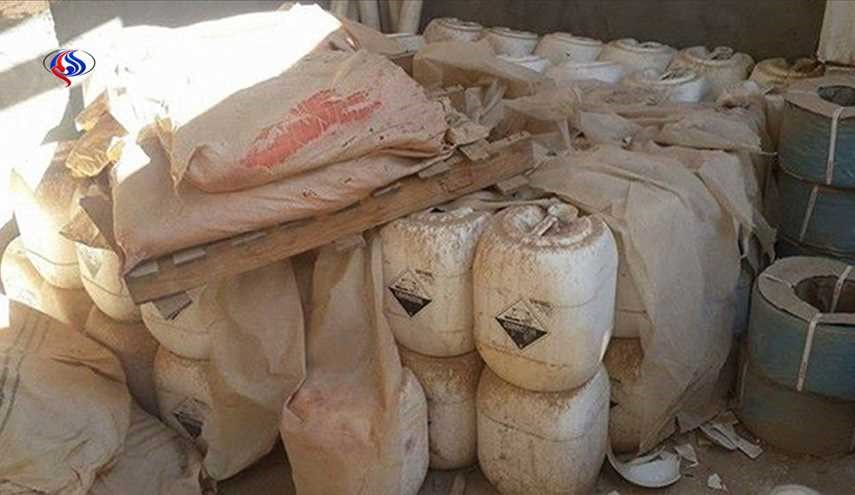 وثيقة.. العثور على أطنان من المواد الكيميائية لـ