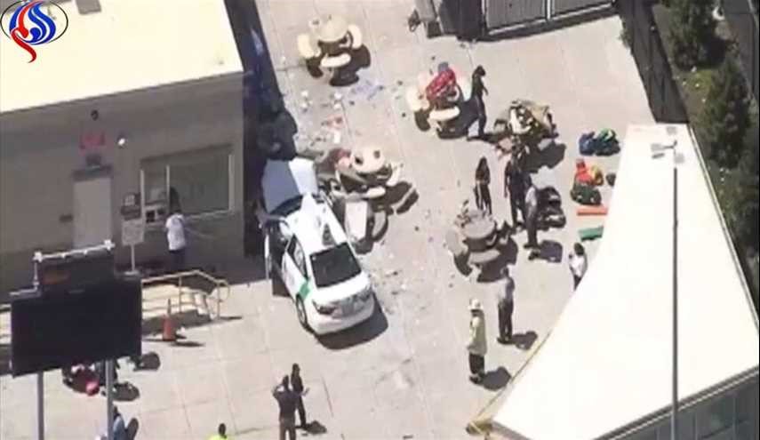 سيارة تدهس حشدا من الناس بولاية بوسطن وتصيب عددا منهم