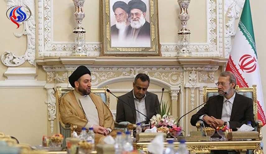 لاريجاني: آية الله السيستاني له دور حاسم في انتصارات العراق على 