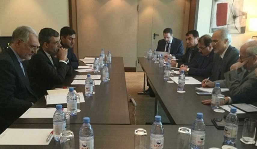 جابري انصاري يبحث مع الجعفري مسار مفاوضات استانا