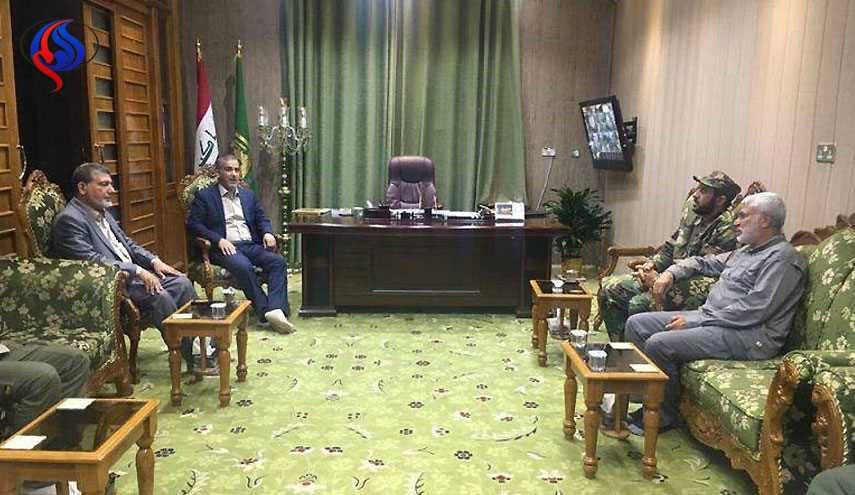 بالصور: المهندس يزور هيئة الحشد الشعبي في النجف الأشرف