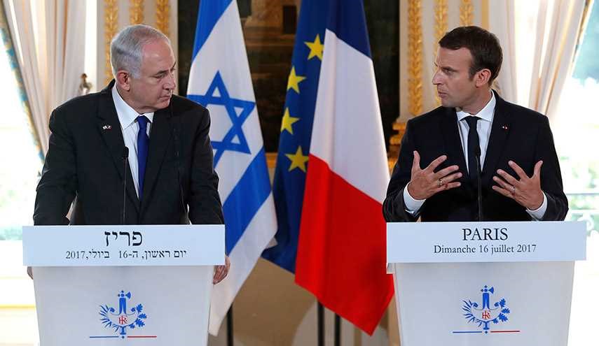 ماكرون يدعو الى استئناف المفاوضات بين اسرائيل والفلسطينيين