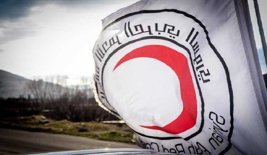 الهلال الاحمر السوري يوصل المساعدات الى اهالي دير الزور المحاصرين