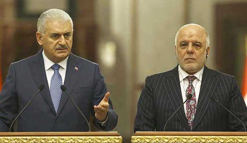يلدرم للعبادي: تركيا مستعدة للمساهمة في إعادة إعمار الموصل