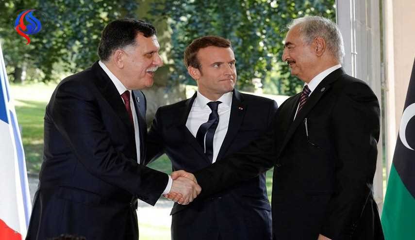 السراج وحفتر يلتزمان في باريس مبادىء لاخراج ليبيا من ازمتها