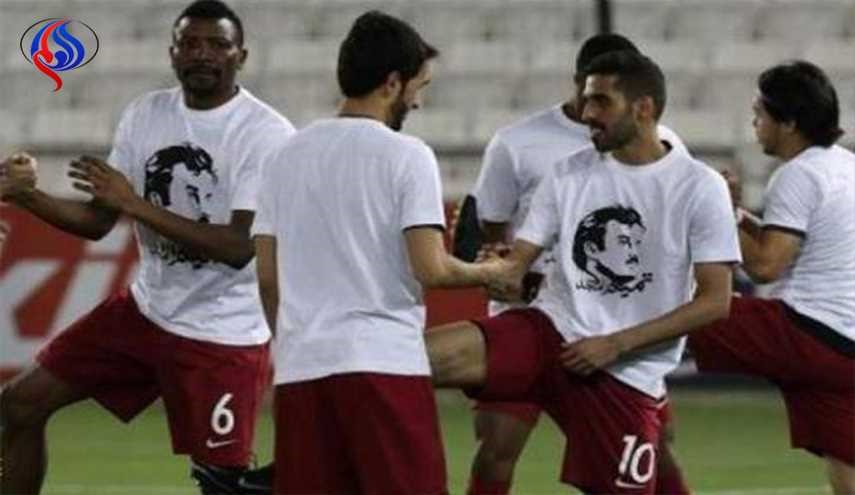 صورة أمير قطر تتسبب بعقوبات من الفيفا