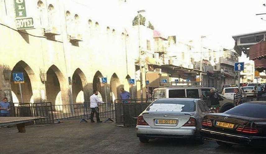 صورة: الاحتلال ينصب حواجز حديدية ويعزز تواجده عند بوابات الاقصى