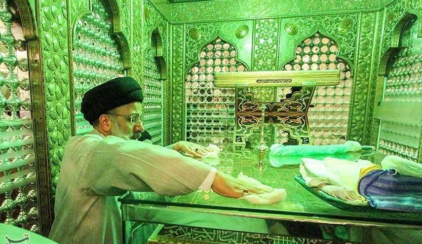 بالصور.. مراسم تكريم ذكرى السيد احمد بن الامام الكاظم (ع) في شيراز