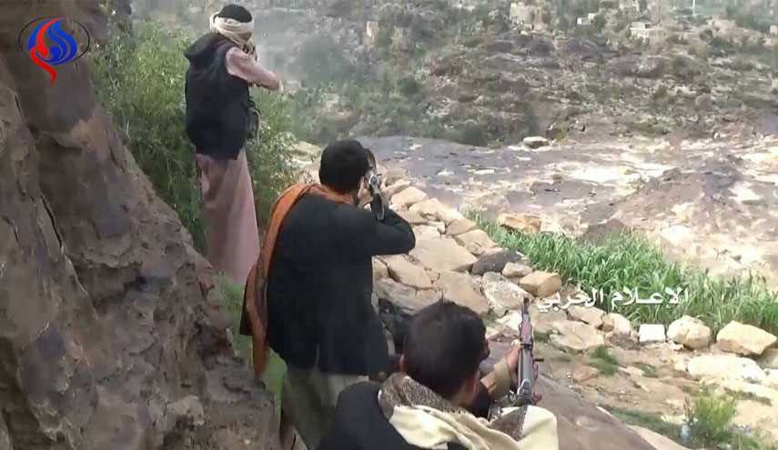 شاهد بالصور.. صد لزحف مرتزقة العدوان في تعز