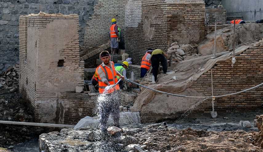إعادة الجسر التاريخي أغقلا  / الصور