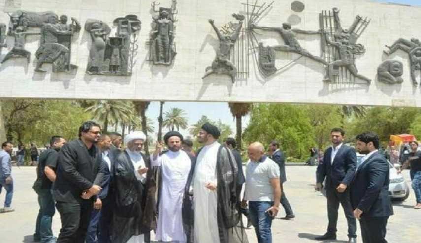 وصول وفد مكتب الصدر الى ساحة التحرير.. واجراءات أمنية مشددة