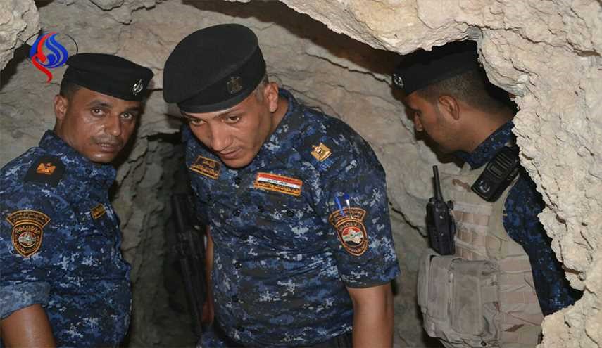 بالصور.. الاتحادية تعثر على شبكة انفاق جنوب الموصل